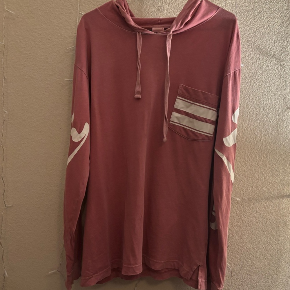 Victoria’s Secret PINK Pink Hoodie with White Accents